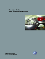 VW - SSP 891403 The new Jetta New Model Introduction 